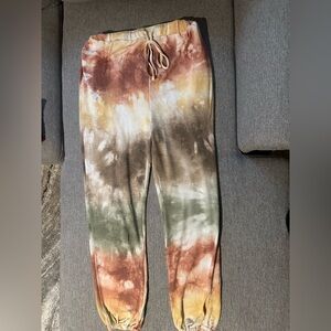 Doe & Rae Multicolor Tie-Dye Joggers